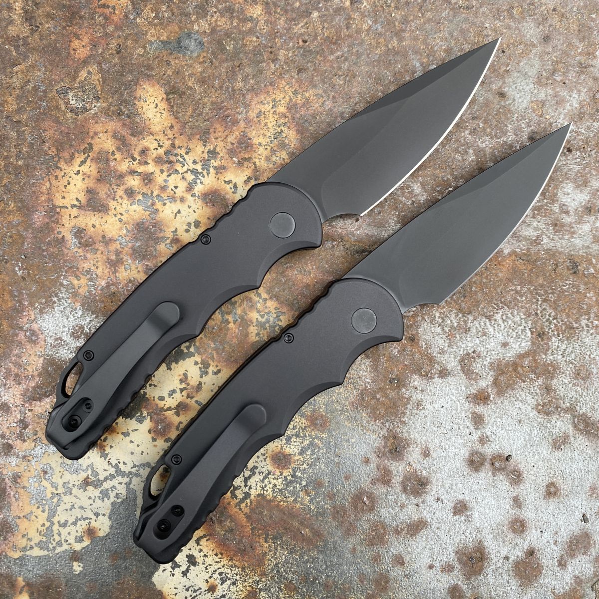 Pro-Tech TR-5 Operator Auto Black Aluminum DLC S35V Blade (T503